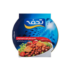 تن ماهی با لوبیا چیتی تحفه